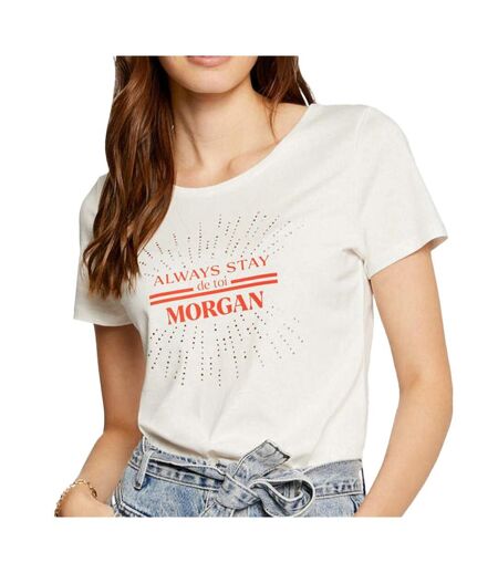 T-shirt Blanc Femme Morgan DANAE - L