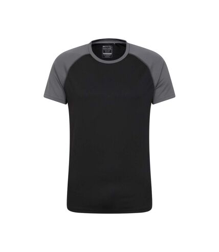 T-shirt endurance homme noir vif Mountain Warehouse