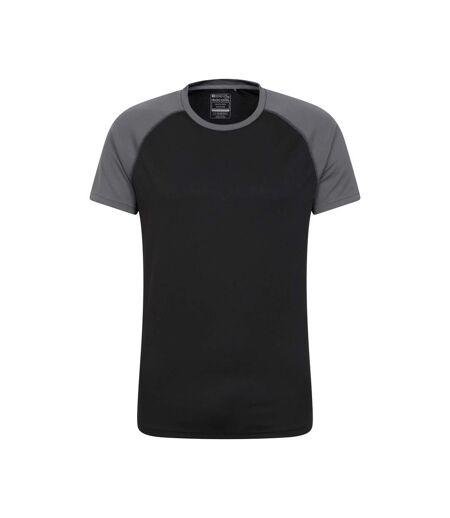 T-shirt endurance homme noir vif Mountain Warehouse