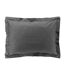 Taie d'Oreiller Percaline 50x70cm Gris Acier-1