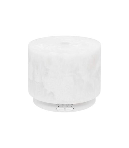 Diffuseur d'Huile Essentielle Effet Marbre Elsy 100ml Blanc
