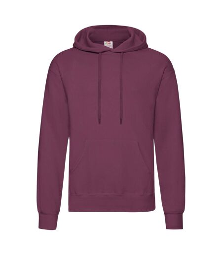 Fruit Of The Loom Mens Hooded Sweatshirt/Hoodie (Purple)