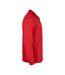 Mens Classic Lincoln Long-sleeved Polo Shirt Red Clique-4