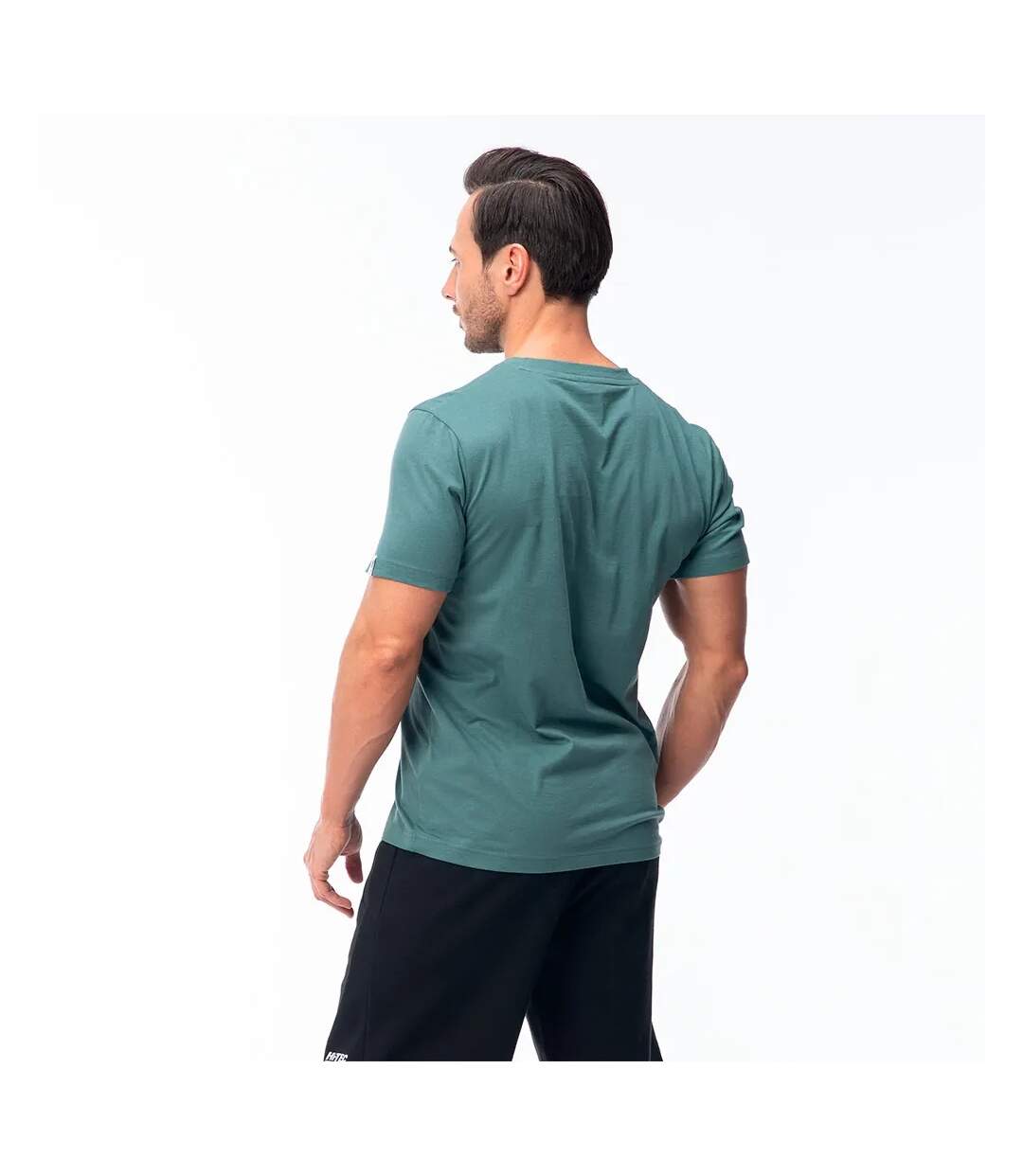 T-shirt Hamiloni Homme Vert Sarcelle Foncé Hi-Tec-4