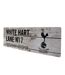 Tottenham Hotspur FC - Plaque (Blanc / noir) (Taille unique) - UTTA8045
