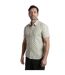 Mens faraway shell organic cotton shirt caramel Weird Fish-3