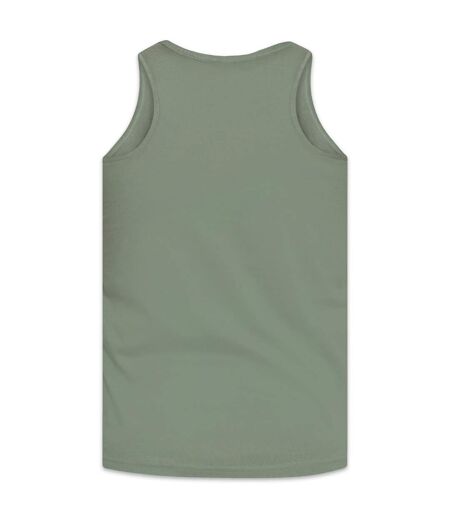 Duke Mens Fabio-2 Kingsize Muscle Vest (Khaki) - UTDC172