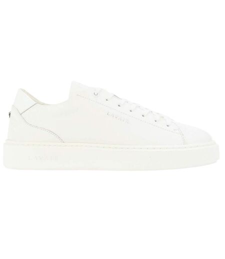 Baskets Style Logo Luna Homme Blanc Cassé Lavair