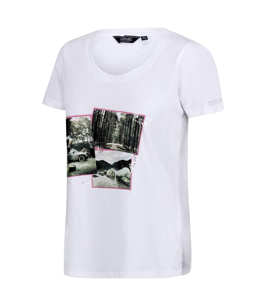 T-shirt filandra femme blanc Regatta