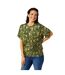 Haut Motif/style Aluminium Femme Vert Kaki Biba-2