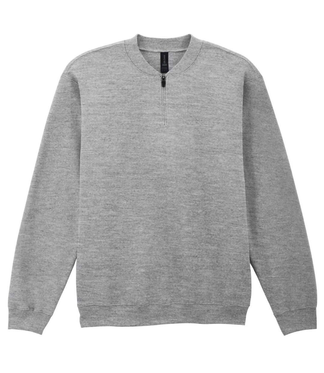 Sweat Softstyle Adulte Gris Chiné Gildan-2
