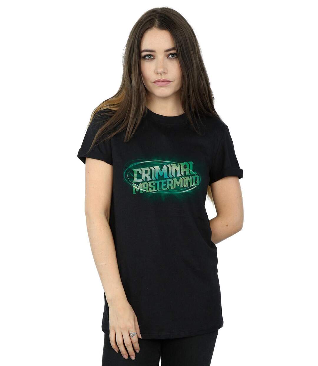 Disney - T-shirt ARTEMIS FOWL CRIMINAL MASTERMIND - Femme (Noir) - UTBI10635-2
