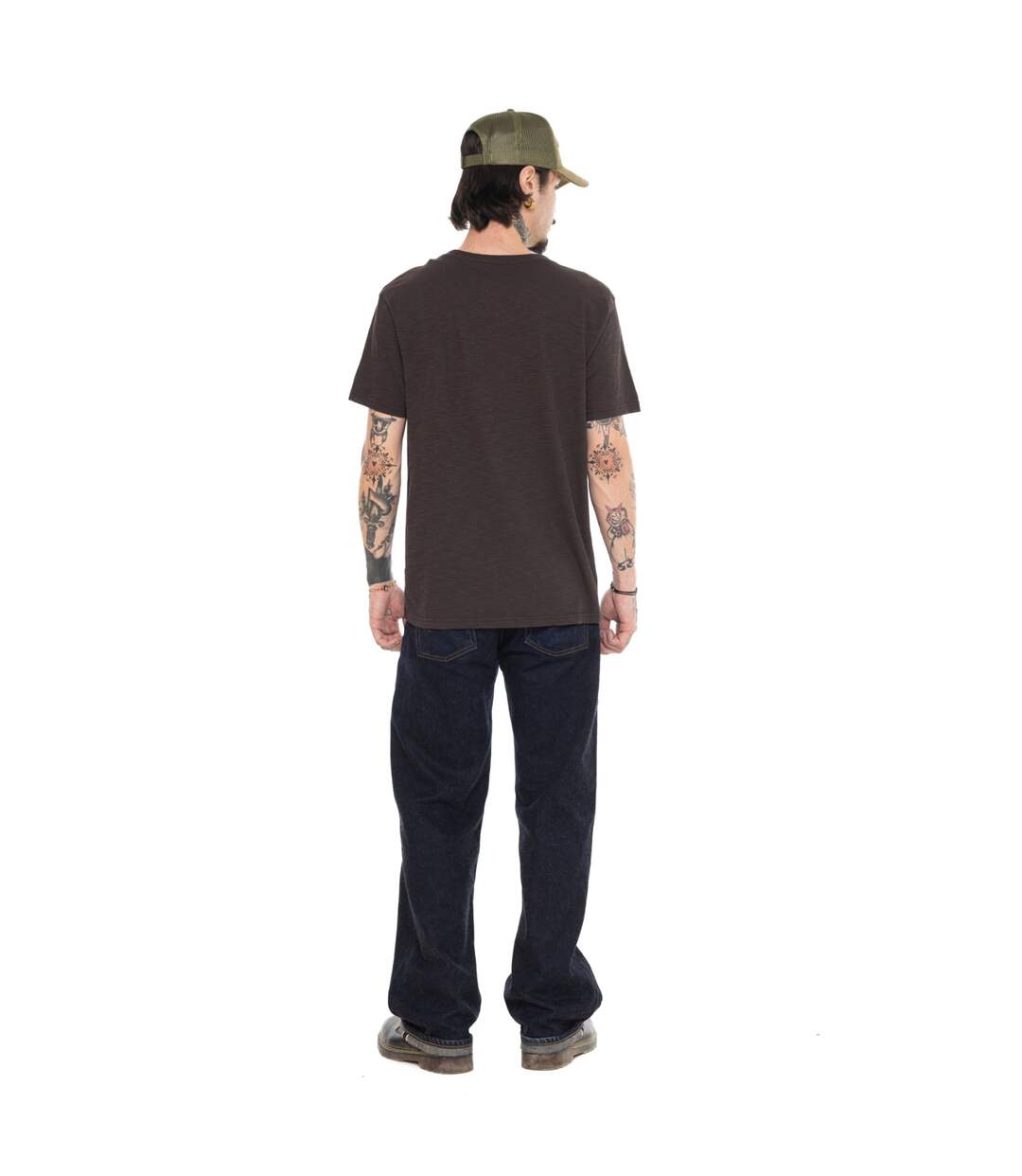 T-shirt homme regular en slub heavy wash print devant Pedro Vondutch-5