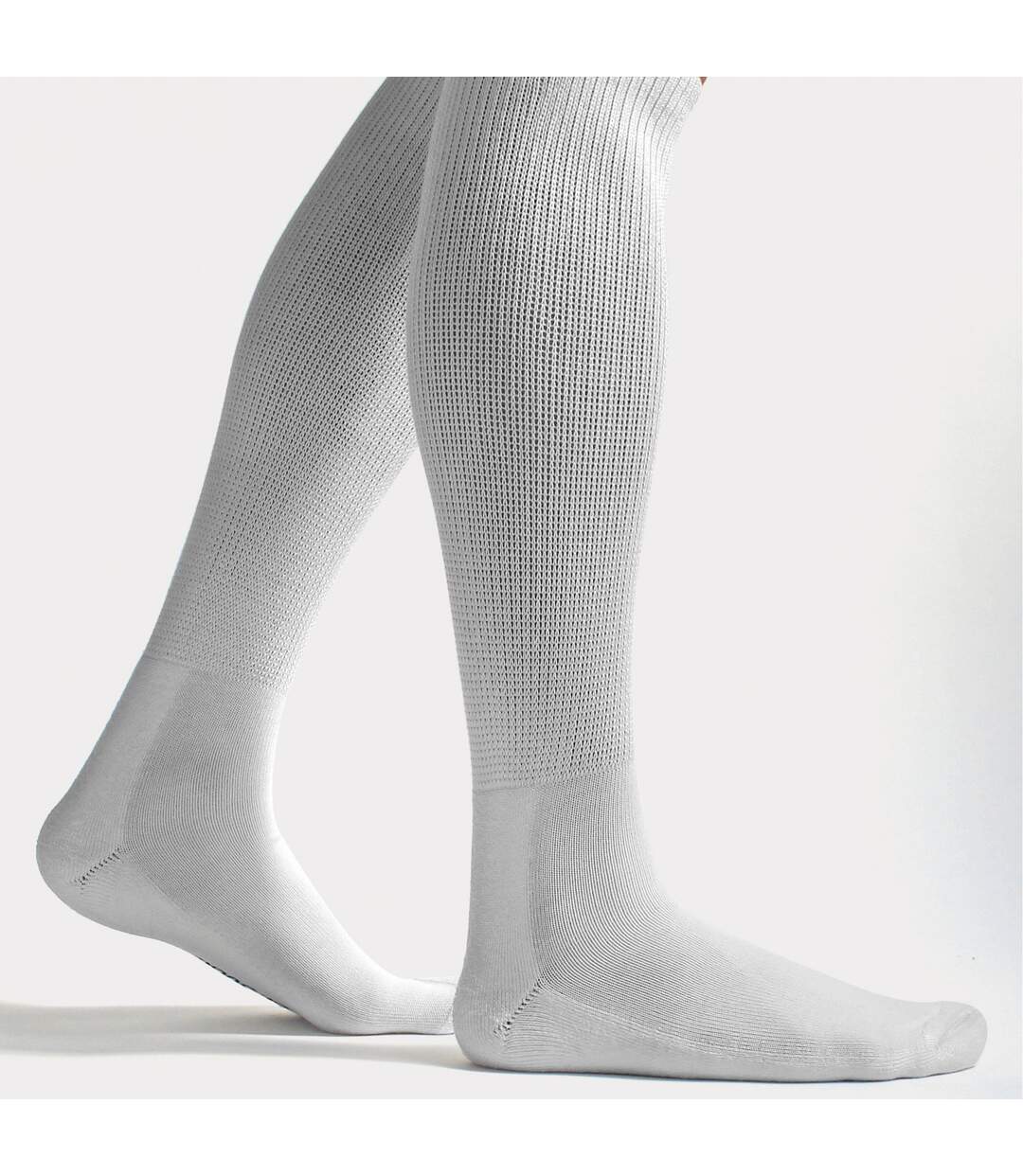 4 Pack Extra Wide Knee High Bamboo Diabetic Socks-3