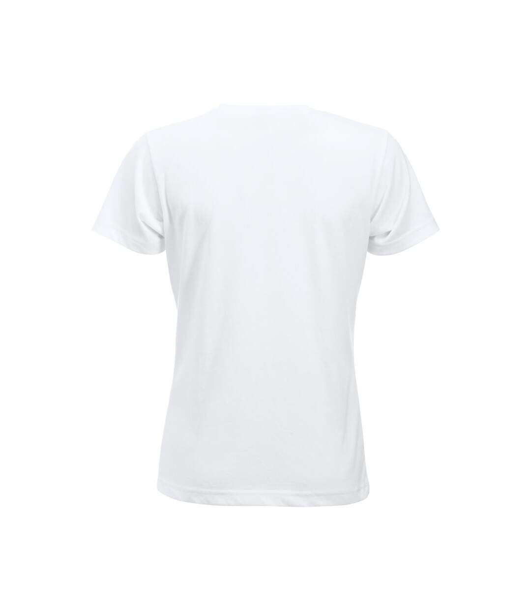 Womens/ladies New Classic T-shirt White Clique-2