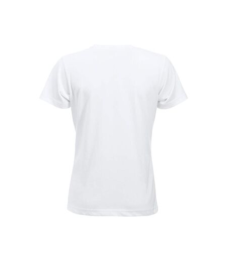 Womens/ladies New Classic T-shirt White Clique