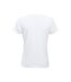 Womens/ladies New Classic T-shirt White Clique-2
