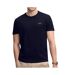 T-Shirt marine/rose homme superdry essential serif-1