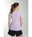 Tee shirt col rond manches courtes femme Marine Orchid Bloom(Violet) | Gerard Pasquier-4