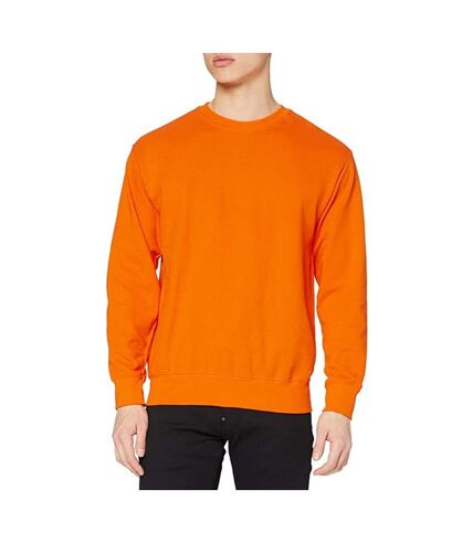Fruit Of The Loom Mens Lightweight Set-In Sweatshirt (Orange)