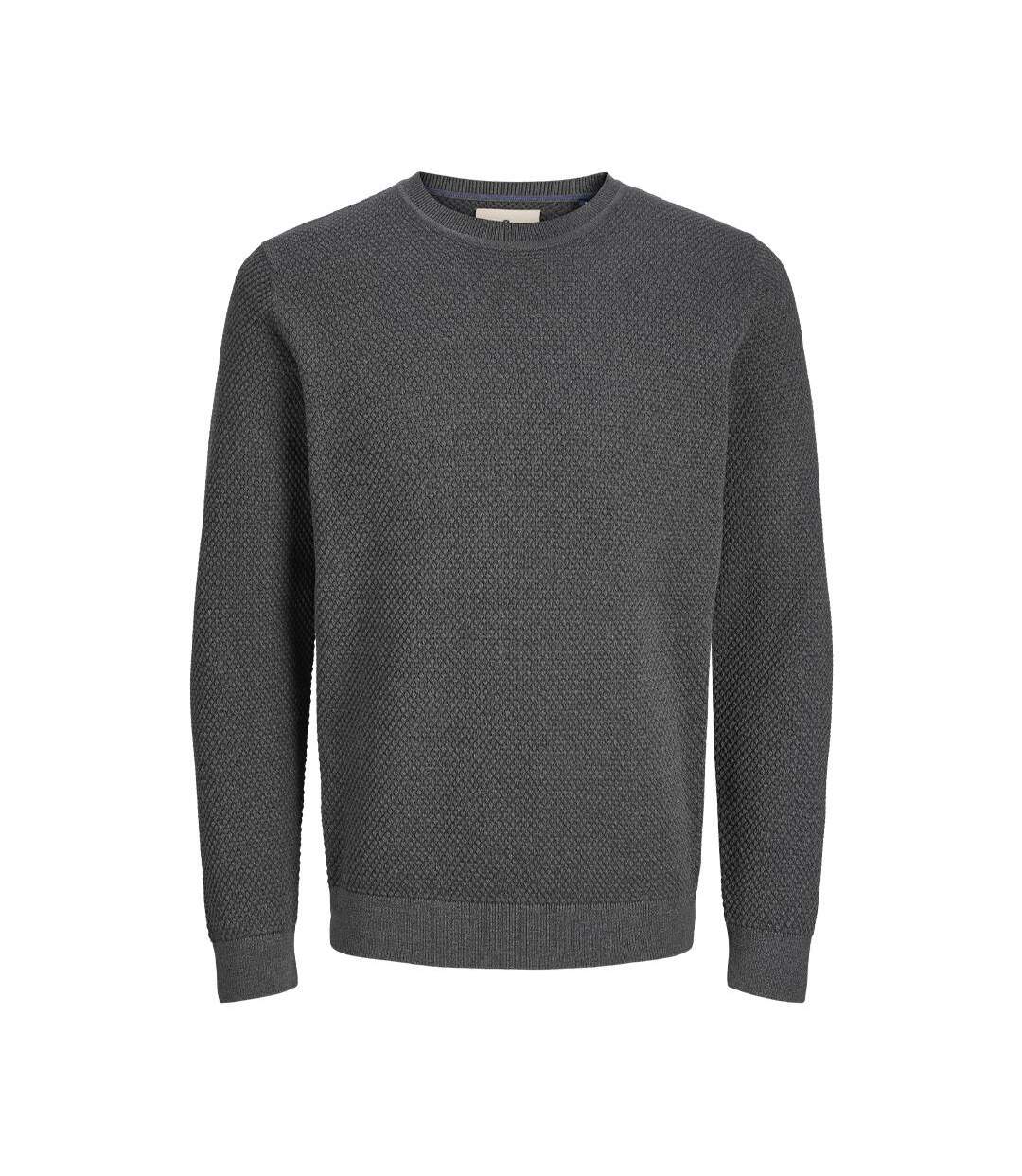 Pull gris foncé homme jack & jones noah - l-1