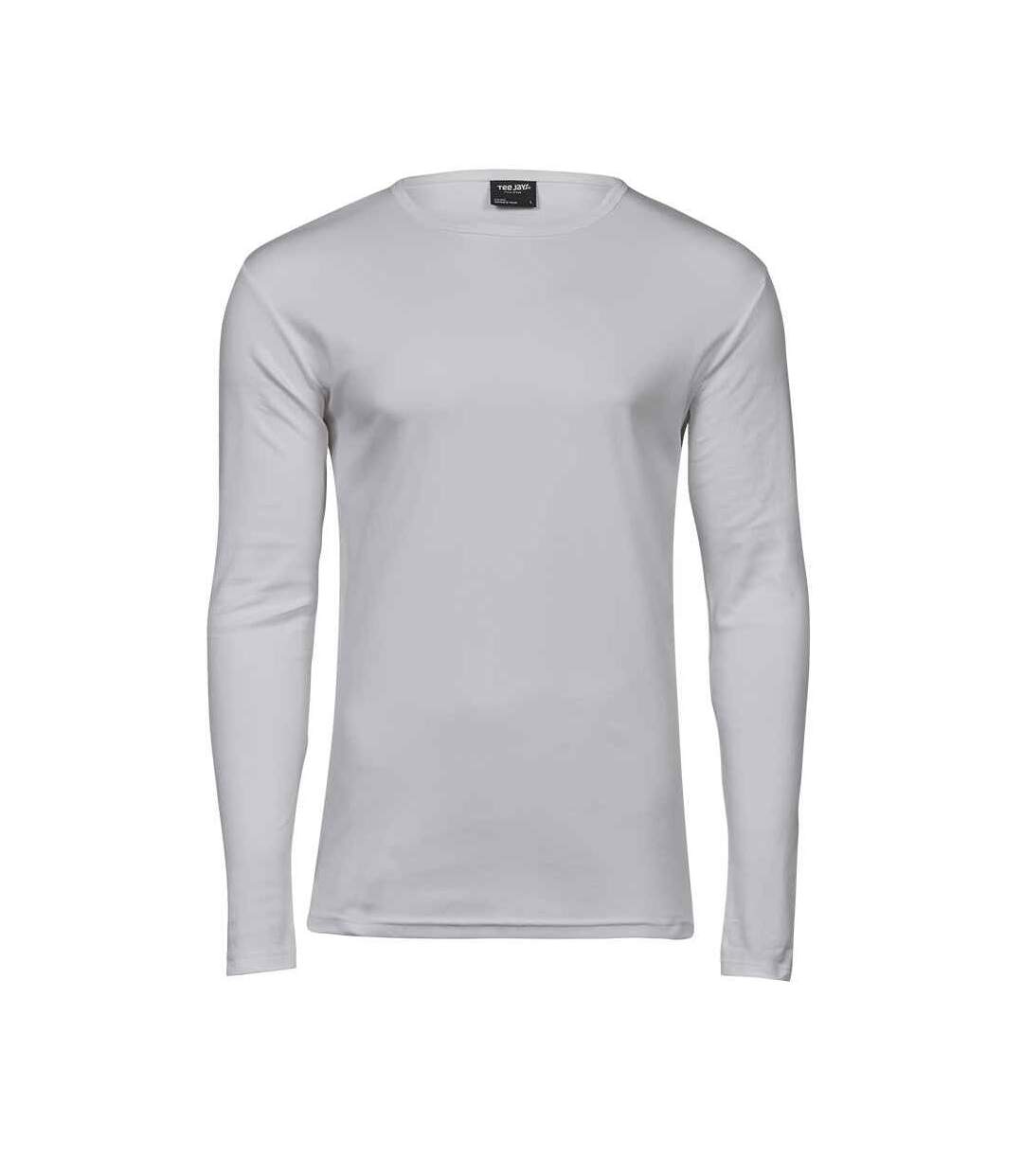 T-shirt interlock homme blanc Tee Jays-1