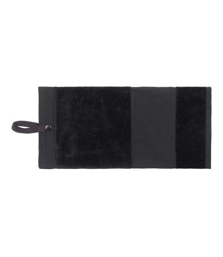 Serviette De Golf Deluxe Taille Unique Noir Towel City