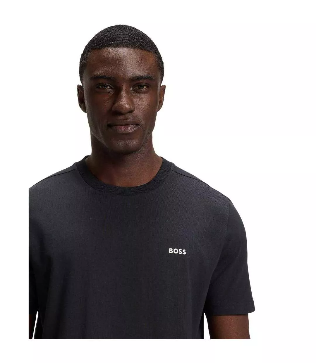 T-shirt Motif/style Logo Contrasté Homme Bleu Foncé Boss-4