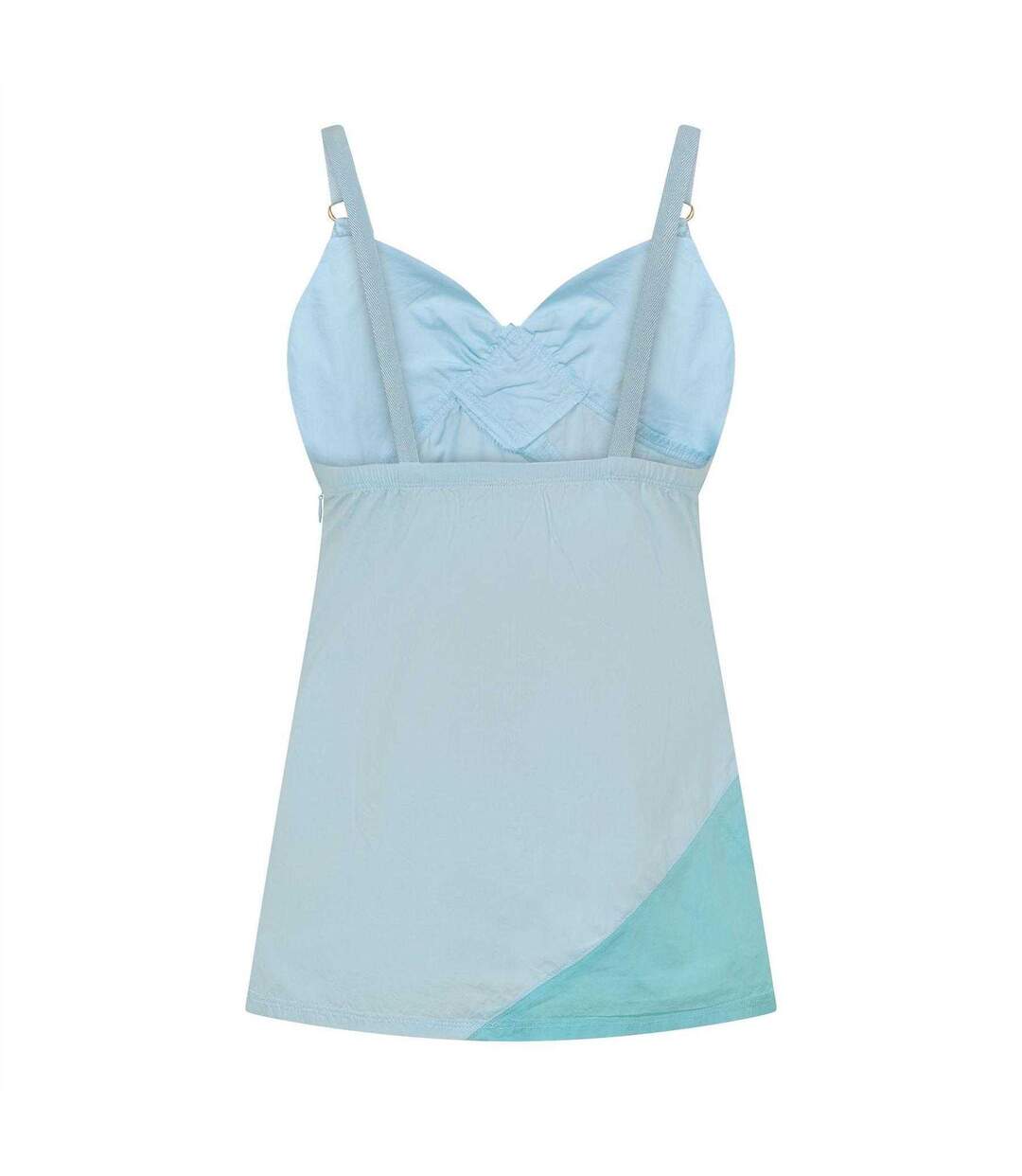 Womens/ladies Diamond Tank Top Blue Puma-2
