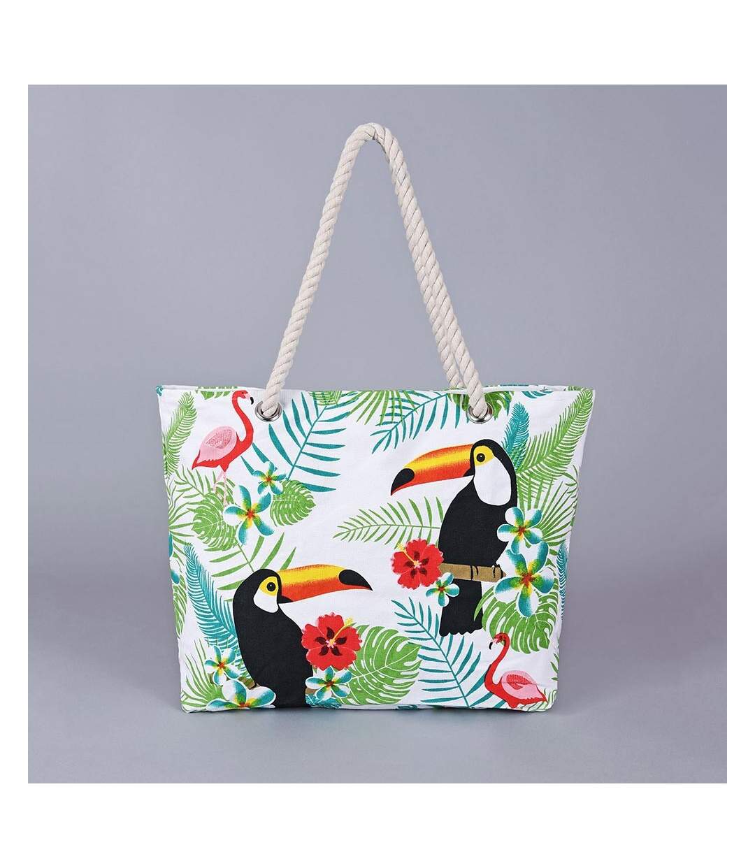 Sac de plage coton Toucan-4