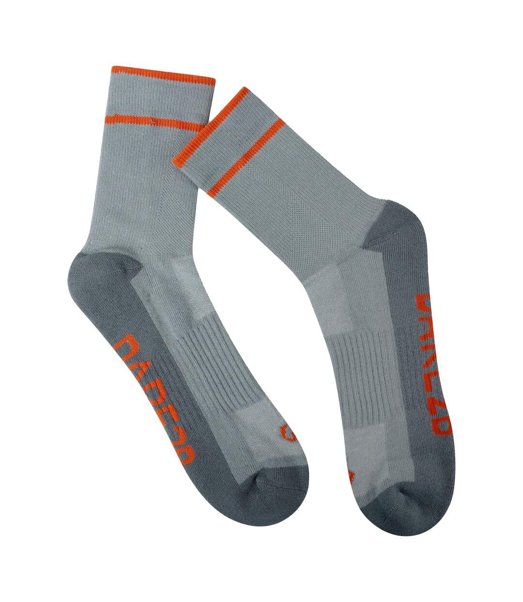 Chaussettes De Marche Adulte Gris Gris Orageux Orange Sanguine Dare 2B-2