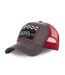 Casquette filet Square Marron Clair-1