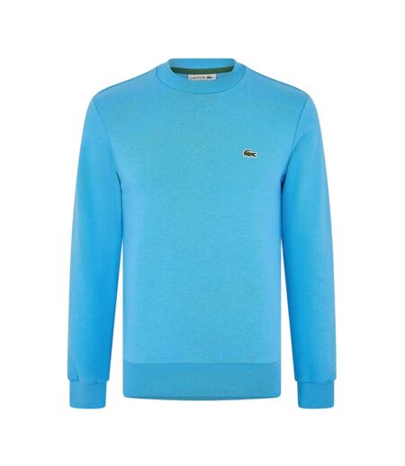 Sweat Motif/style Logo Brodé Homme Bleu Lacoste