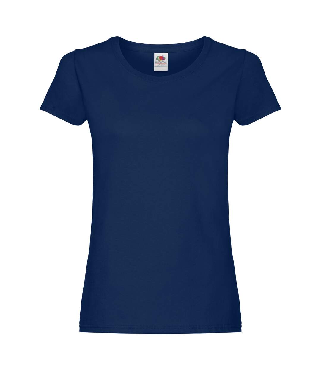 T-shirt femme bleu marine Fruit of the Loom-1