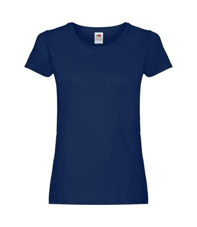 Fruit of the Loom Womens/Ladies T-Shirt (Navy Blue)