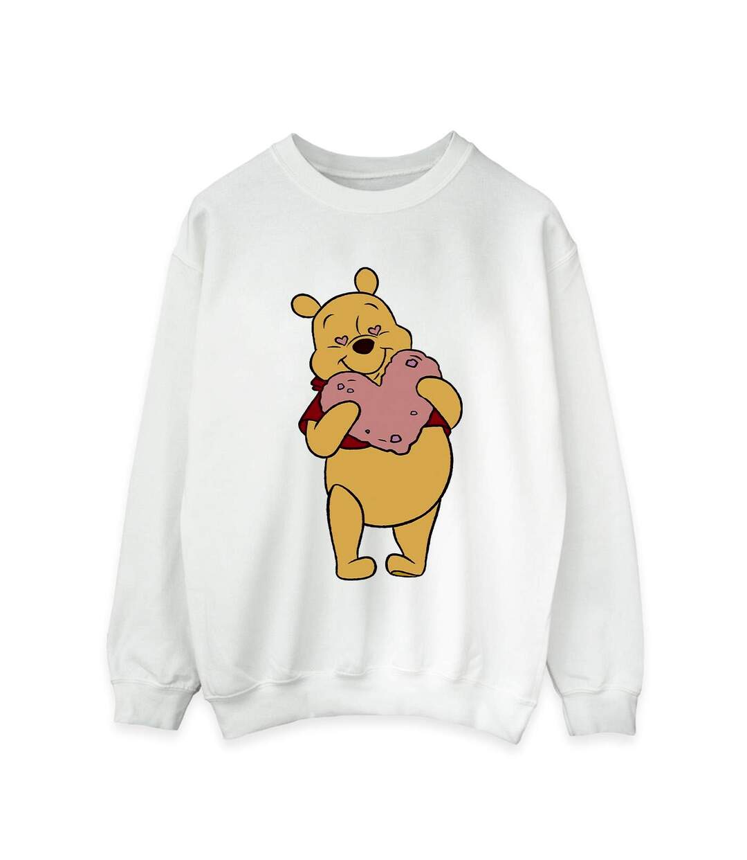 Disney Sweatshirt Winnie The Pooh Heart Eyes Femme/Ladies (Blanc) - UTBI42975-1