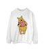 Disney Sweatshirt Winnie The Pooh Heart Eyes Femme/Ladies (Blanc) - UTBI42975-1
