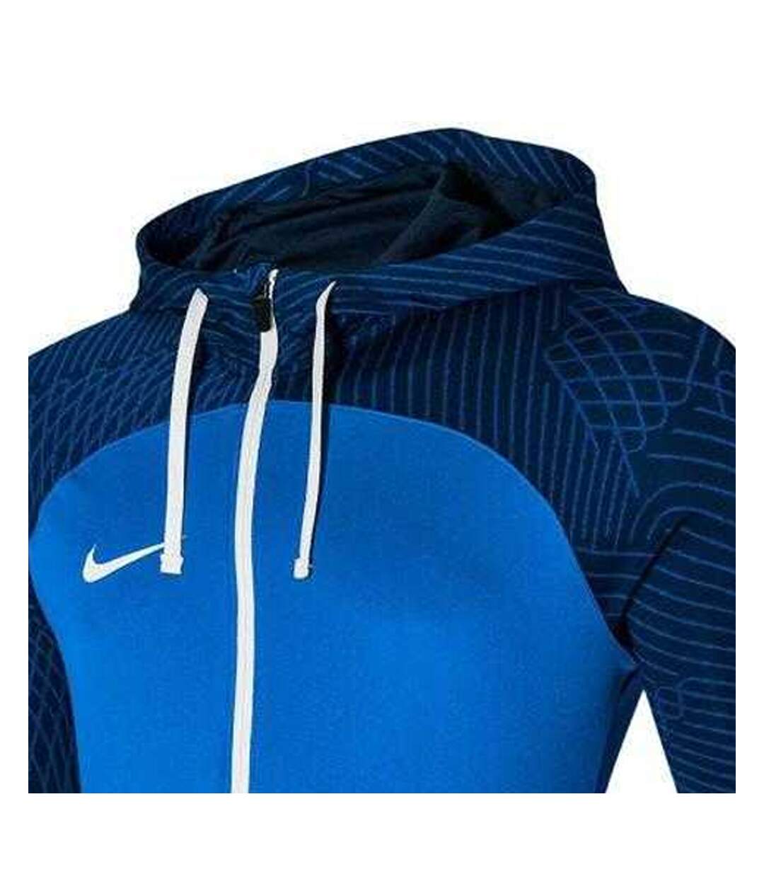 Mens Strike Dri-fit Hoodie Blue Nike-3