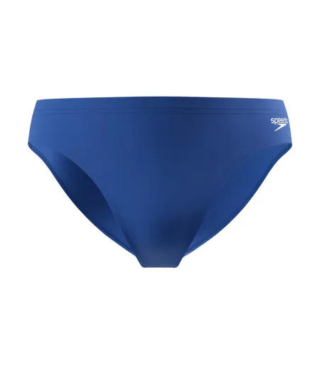 Mens Big Logo Endurance+ Swim Briefs Blue Speedo