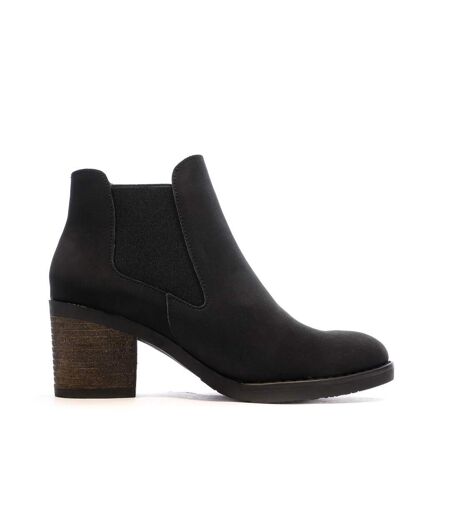Bottines noir femme chattawak texas