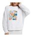Womens/ladies Floral Relaxed Fit Sweatshirt White Ted Baker-4