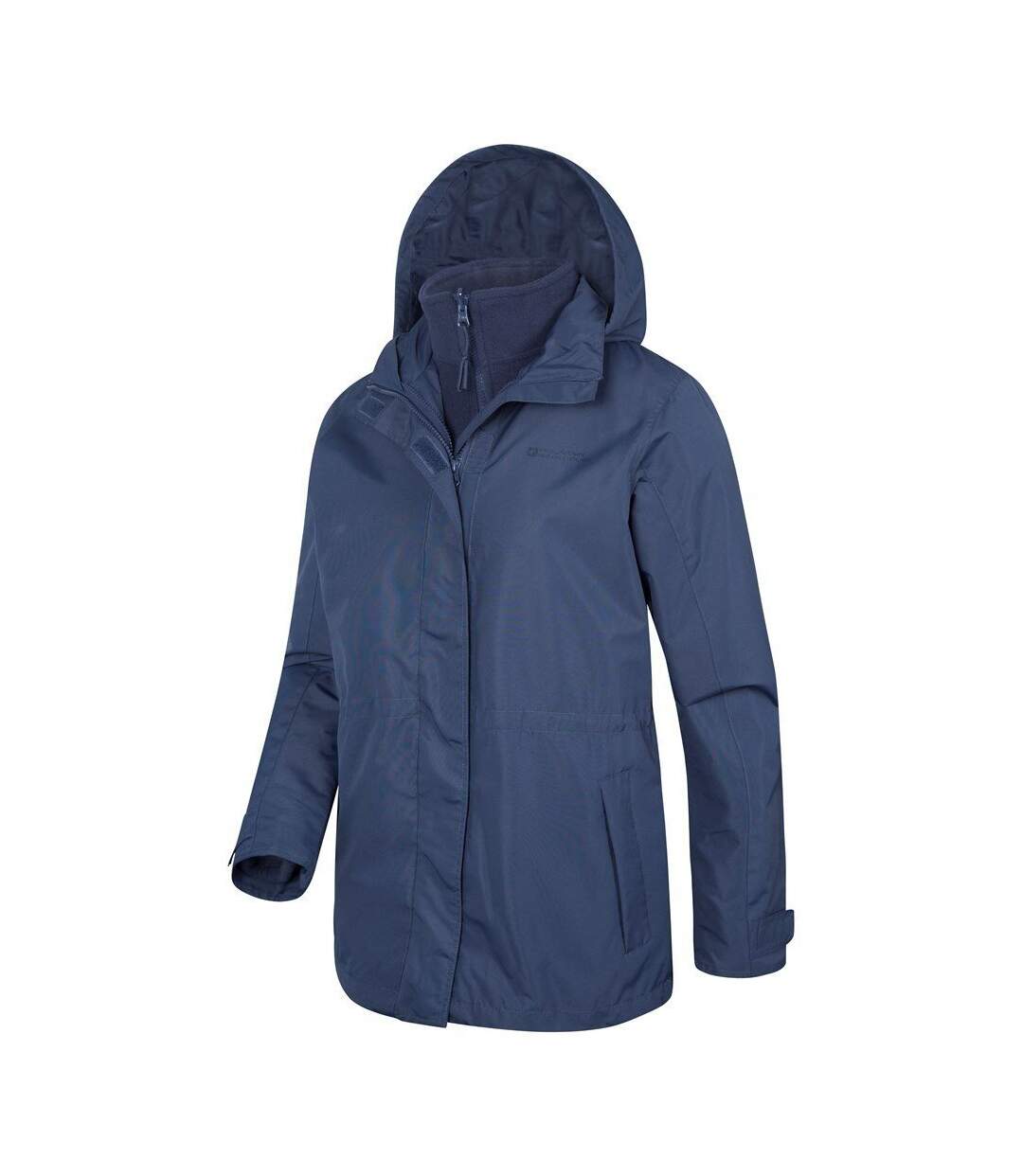 Womens/ladies fell 3 in 1 water resistant jacket navy Mountain Warehouse