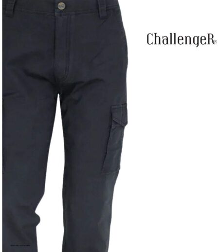 Challenger PANT2001C Pantalon cargo noir : le confort stretch utilitaire