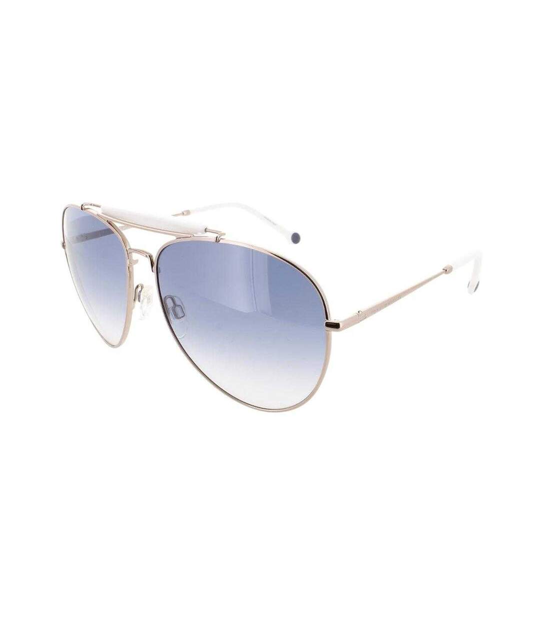 Lunettes De Soleil Motif/style Style Pilote Homme Taille Unique Jaune Or Blanc Tommy Hilfiger-2