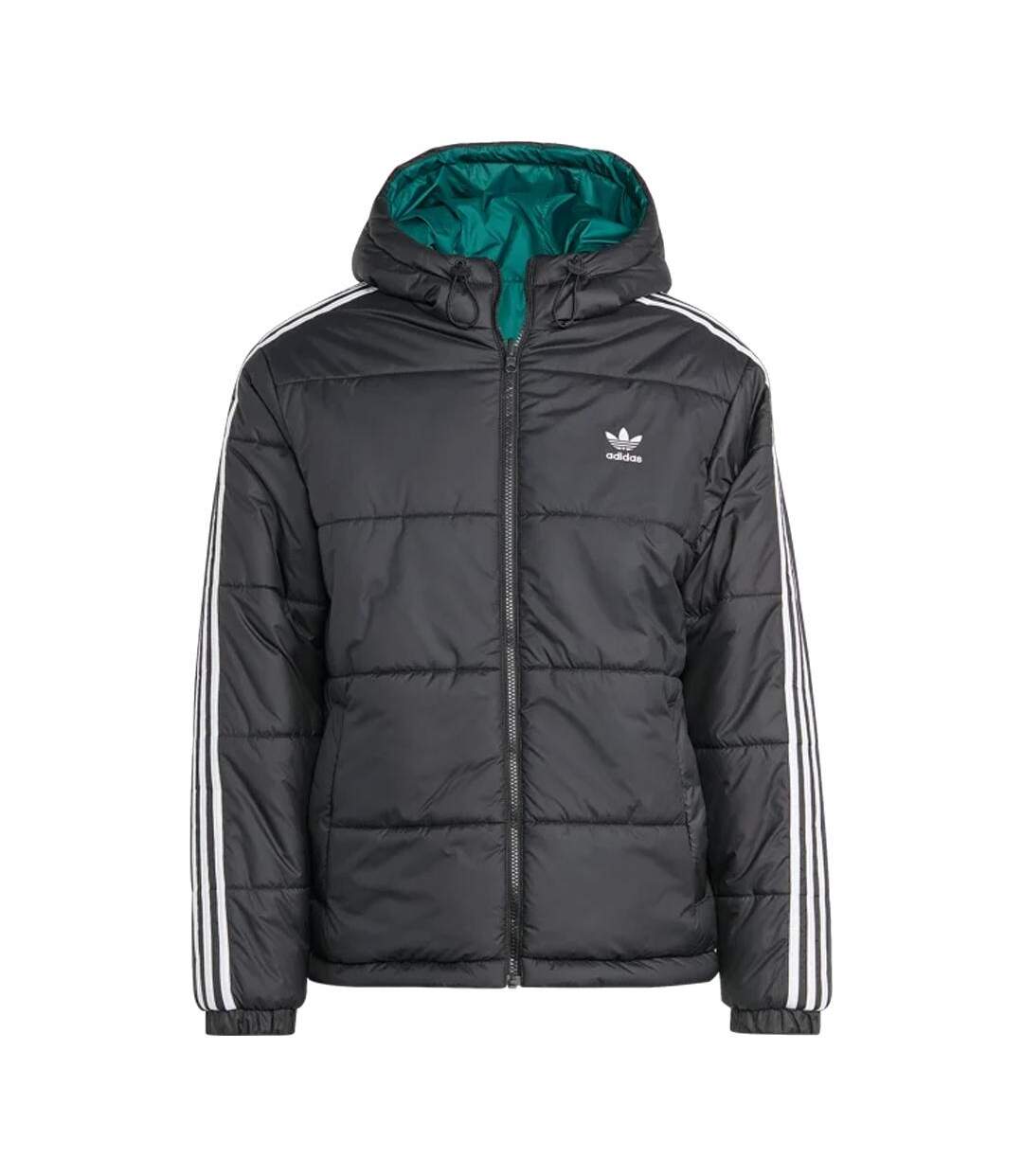 Doudoune noire/verte homme adidas adic-3