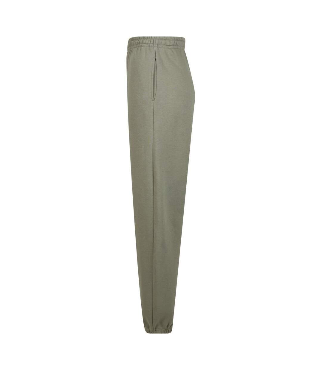 Bas De Jogging Duveteux Pour Femmes/femmes Olive Pâle Build Your Brand-3