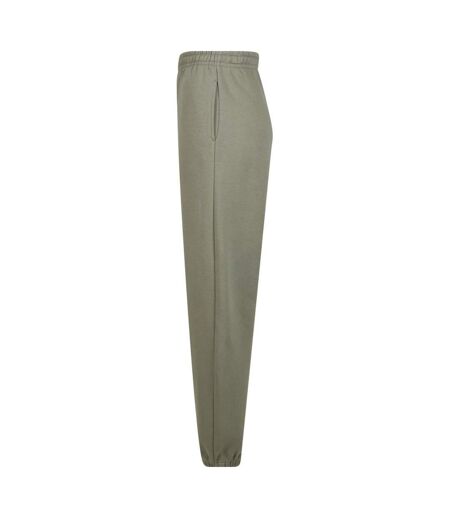 Bas De Jogging Duveteux Pour Femmes/femmes Olive Pâle Build Your Brand