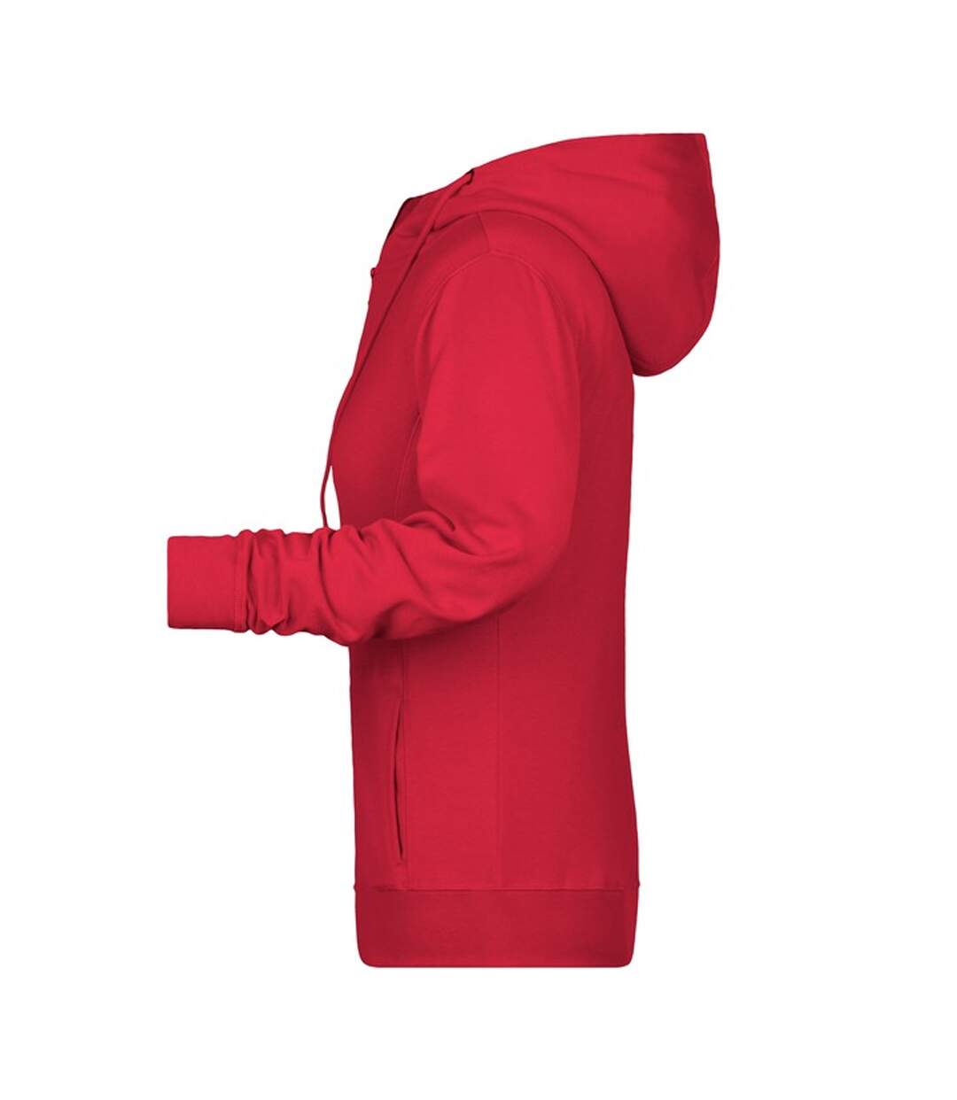 Veste À Capuche Femme Rouge James And Nicholson-3