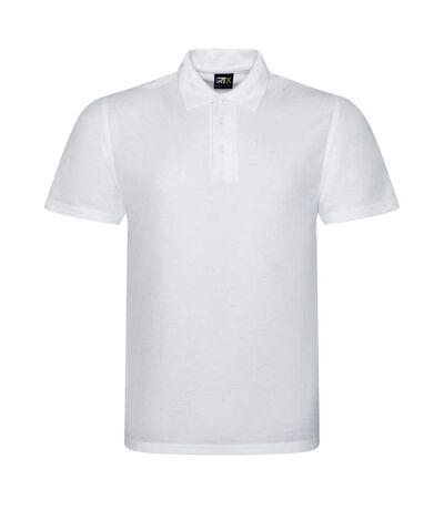 PRO RTX Mens Pro Pique Polo Shirt (White)