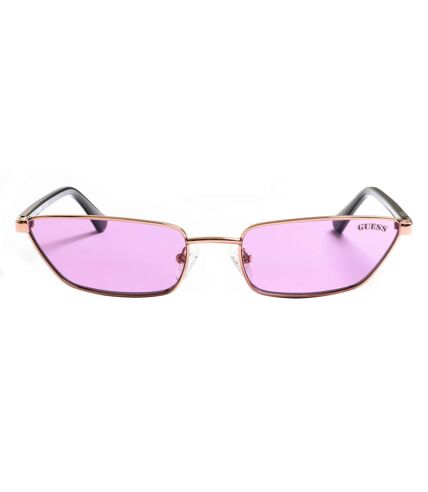 Women's metal sunglasses with rectangular shape GU8285 Guess